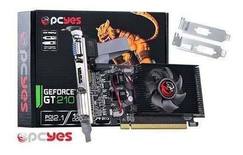 Imagem 6 de 12 de Placa De Vídeo Pcyes Geforce 210 1gb Hdmi 64bits Low Ddr2 Fg