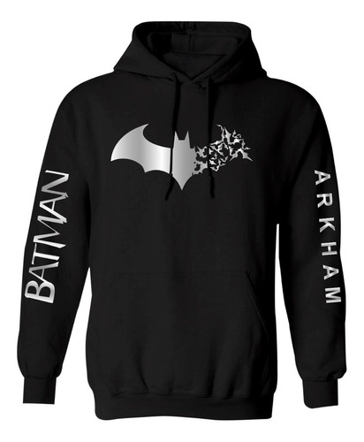 Sudadera Modelo Batman Arkham Estampado En Reflejante