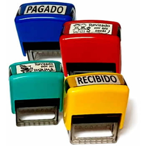3 Sello Automatico Personalizado , Diseño Gratis.