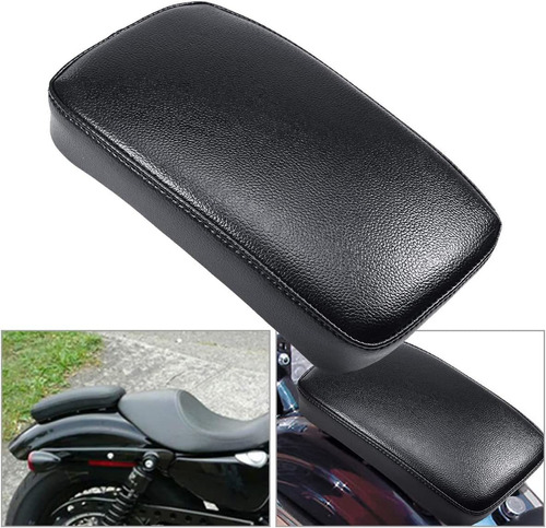 Asiento Trasero Moto Removible Con Ventosas Chopper Bobber