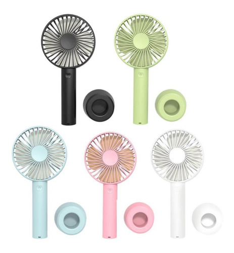 Mini Ventilador Portátil Recarregável Tem 3 Velocidades Top