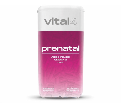 Embarazo Vital4 Ácido Fólico Omega 3 Dha 60 Cápsulas