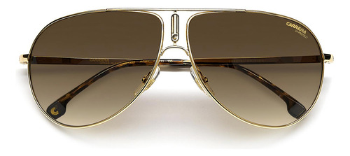 Lentes De Sol Carrera Unisex 204364j5g64ha Dorado Dorado Dorado Dorado