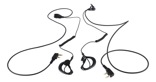 2pc Audifonos Manos Libres Para Radio Talkie Kenwood Baofeng