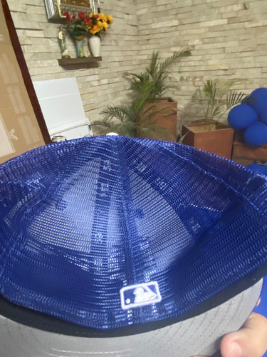 Gorra New Era Original Dodgers Azul Trucker Talla 7 1/8 Azul 7 1/8 Geométrico