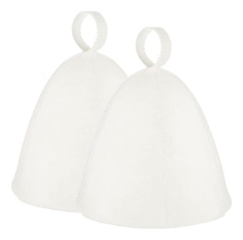 2 Gorros De Sauna, Gorros De , Gorros De 2 Piezas Blancas