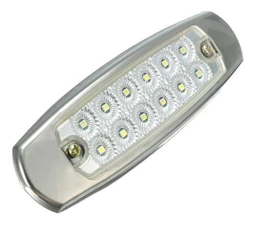 Foco Luz 12 Led Indicadora Lateral Señalizador Camion Rampla