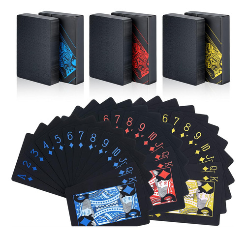 3 Decks Playing Cards Poker Cards Deck Of Cards Premium B...