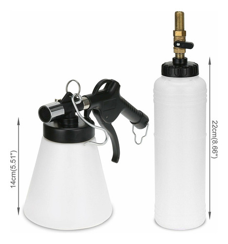 Purgador De Frenos 1.75l Bomba De Fluido Neumático Extractor