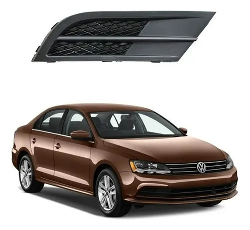 Rejilla Delantera Der Volkswagen Jetta A6 Sin Hoyo 2015-2017