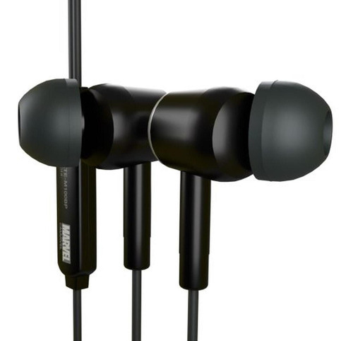 Auricular Xtech C/mic Marvel Black Panther (xte-m100bp)
