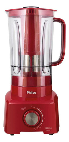 Liquidificador PH900 Vermelho 1200W Philco 127V