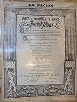 Comprar Publicidad Original Año 1927-e12885-casa Jacobo Peuser Ltda.