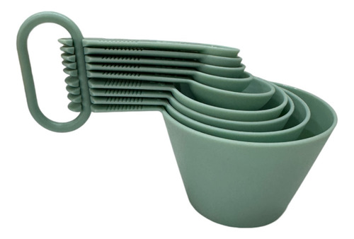 Set De 9 Cuchara Medidoras En Ml Y Taza Plastico