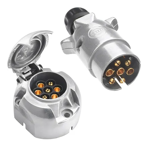 comprar Elétrico Tomada Carretinha Engate Reboque 7 Pinos Alumínio