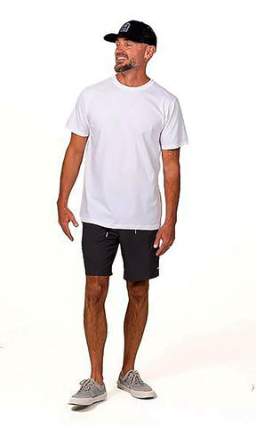 Polera Hombre Algodón Manga Calidad Premium Azul