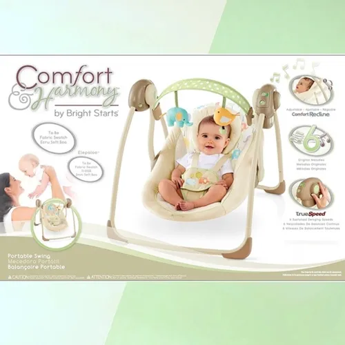 Silla Mecedora Electrica Bebes Musical Reclinable Y Plegable