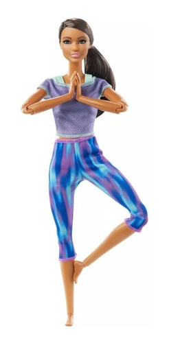 Imagem 3 de 6 de Barbie Articulada Feita Para Mexer To Move Morena Mattel Ms