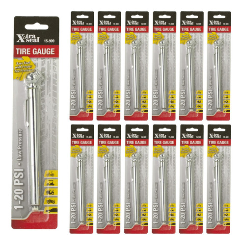 Medidor De Presion De Llantas 1 A 20 Psi Xtra Seal 20 Pz