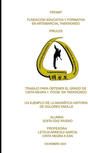 Libro: Mi Conocimiento Del Taekwondo (spanish Edition)