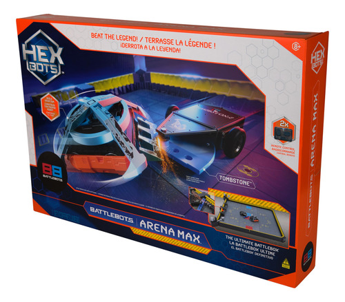 Robot De Control Remoto Hex Bots Battlebots Arena Max Kids 8