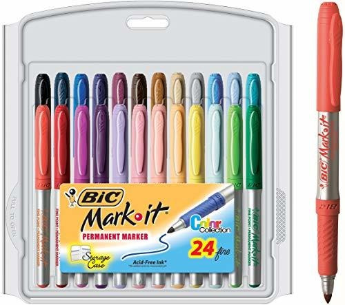 Marcadores Permanentes Bic De Colores, Variados