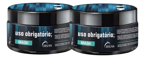 Kit Másk Truss Uso Obrigatório 2 Máscaras Reconstrução 180g