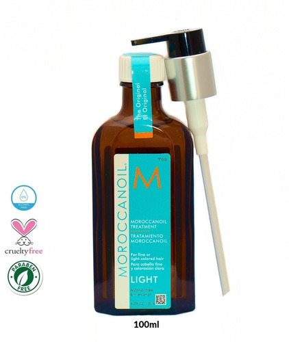 Original Aceite Argan Hidratante Ligth Moroccanoil 100ml 