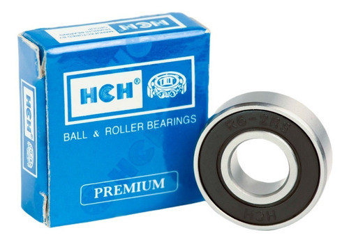 Rolamento De Esfera  R6 2rs (9,5x22,22x7,1 Mm) - Kit 2pç