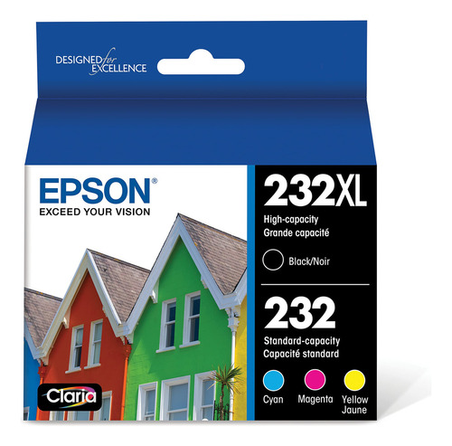 Epson Paquete Múltiple T232 De Color De Capacidad Estánda.