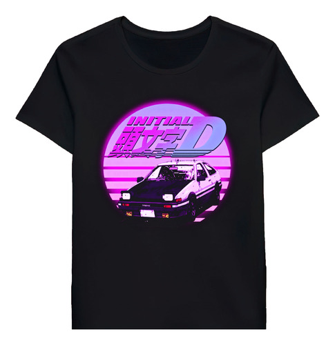 Remera Initial D Ae86 Retro Synthwave 67373122