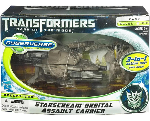 Box Hasbro Transformers Starscream Orbital Assault Carrier