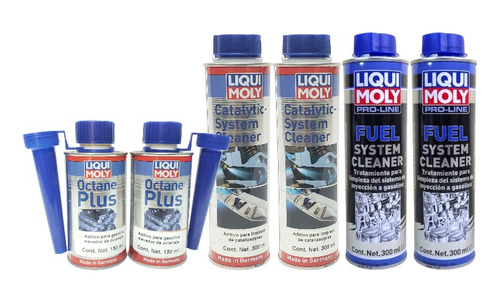 Kit Liqui Moly 2 Fuel System Cleane 2 Catalytic 2 Octane Plu