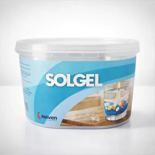 Parafina Gel Cristal Solgel 1kg Velas Decorativas e Artesanais