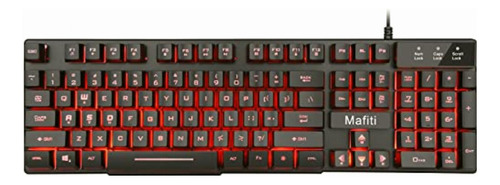 Mafiti Rk100 3 Color Led Backlit Keyboard. Usb Wired