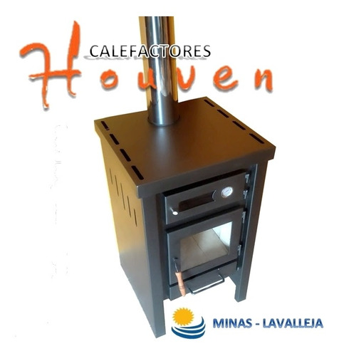 Imagen 5 de 7 de Calefactor 80 M2 Con Horno Doble Combustion