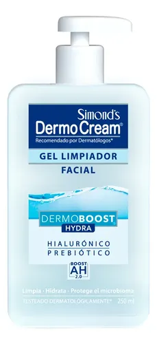 Gel Limpiador Facial Espumoso Hydra Dermocream 250ml Día/noche