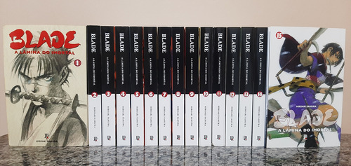 Mangás Blade A Lâmina Do Imortal Volumes 1 Ao 15 Coleção Completa