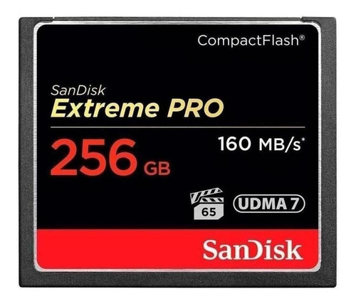 Tarjeta Memoria 256gb Compactflash Sandisk Extreme Pro