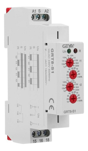 Grt8-s1 Mini Temporizador De Ciclo Asimétrico On/off Repetir