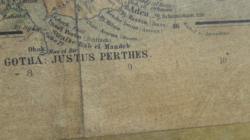 Mapa Antiguo Israel Arabia Egipto (Usado)