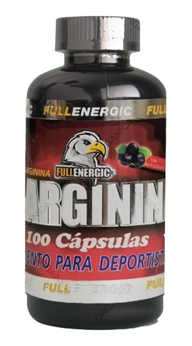 Suplemento L-arginina Pre - Entreno - 100 Capsulas. Arginine