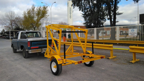 Trailers Porta Bobinas Fibra Óptica Y Cables Auto Cargarle .