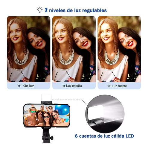 Tripie Para Celular Toneof Palo Selfies Stick Trípode 170cm