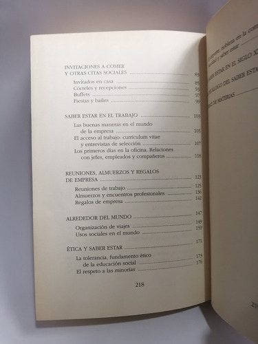 El Libro Del Saber Estar 2 Camilo Lopez (Usado)