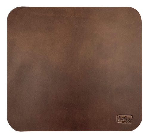 Leather Worx, Mouse Pad Duradera Hecha A Mano Con