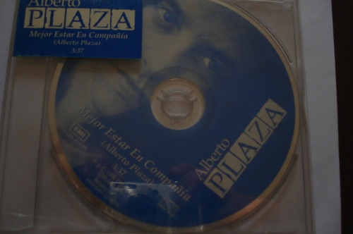 Cd Single Alberto Plaza Mejor Estar En Compañia