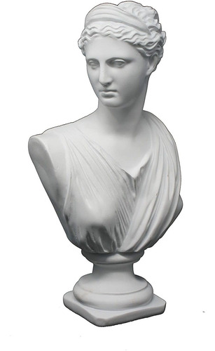 Diana La Cazadora Busto Estatua De Dios Romano 1 Pie De...