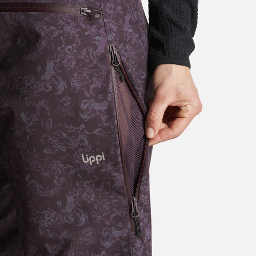 Pantalon Mujer Sierra Nevada B-dry Light Print Burdeo Lippi
