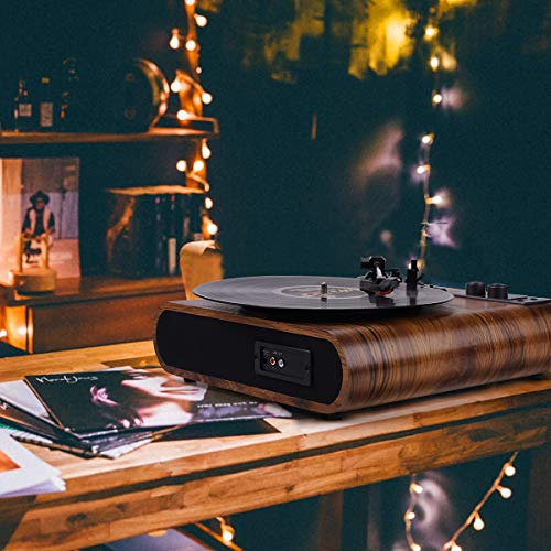 Tocadiscos, Altavoces Estéreo De Doble Canal Integrados Con